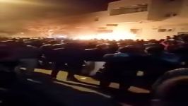 آتش زدن حوزه علمیه تاکستان توسط اخلالگران