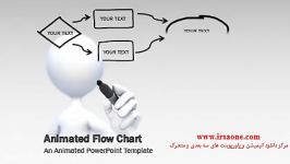 قالب پاورپوینت سه بعدی متحرک flow chart