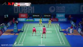 مسابقه بدمینتون دوبل آقایان Superseries دبی 2017