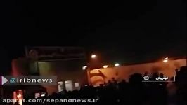 تصاویری حمله آشوبگران به پاسگاه انتظامی قهدریجان
