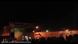 حمله آشوبگران به کلانتری انتظامی قهدریجان