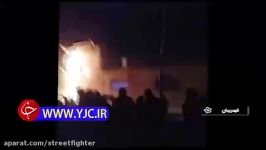 حمله آشوبگران به پاسگاه شماره ۱۴ قهدریجان اصفهان