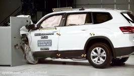 2018 Volkswagen Atlas driver side small overlap IIHS crash test