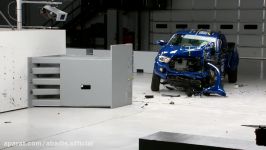 2017 Toyota Tacoma Access Cab driver side small overlap IIHS crash test