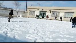 برف بازی در کانون شهید دستغیب میمه