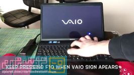 نحوه بازگرداندن لپ تاپ SONY VAIO به تنظیمات کارخانه