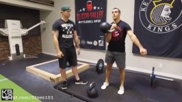 How To Overhead Press with Kettlebells  Mind Pump