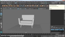 آموزش Maya  استفاده جعبه ابزار مدل سازی در مایا