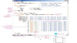 sec 05 06 Entering truth tables using VHDL Vector Signals