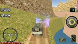 بازی جدید  گیم پلی  US Offroad Army Truck Driver 2017