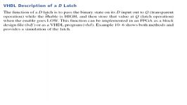 sec 10 04 vhdl D Latch 7475 IC VHDL Description