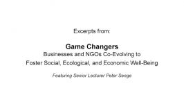 Peter Senge Addressing Social Environmental and Economic Imbalances of Global Capitalism