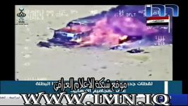 بمباران عوامل داعش توسط هلیکوپتر ارتش عراق