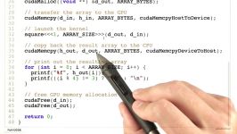 Squaring Numbers Using CUDA Part 3  Intro to Parallel Programming