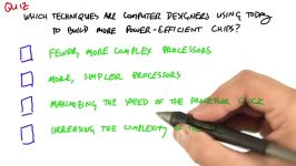 Techniques To Building Power efficient Chips  Intro to Parallel Programming