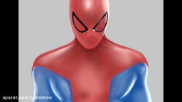 The Amazing Spiderman  Speed painting using procreate iPad air 2.