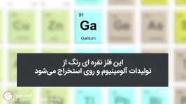 گالیوم فلزی پر رمز راز خاصیت ظاهری جیوه