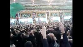 عزاداری محله شمس اباد خمینی شهر درمسجد امام حسین.