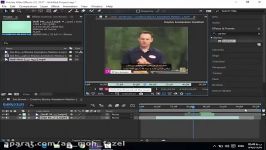 25 آموزش افتر افکت  Edit Layers Time In Preview   محمد فاضل