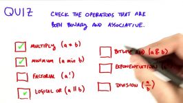 Binary and Associative Operators  Intro to Parallel Programming