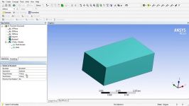 CFD ANSYS Tutorial  2 way coupled FSI of a vibrating plate in water