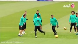 تمرینات آماده سازی رئال مادرید برای بازی سلتاویگو