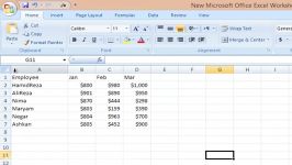 اشنایی اکسل قسمت 4  Exel