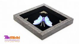 قاب پروانه میناکاری 2020 سانتی متر BUTTERFLY ENAMEL