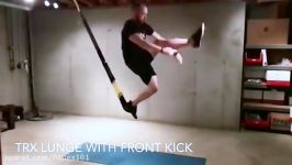 TRX Freestyle Friday  15 TRX Lunge with Front Kick