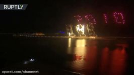 Bedazzling fireworks UAE welcomes New Year in style