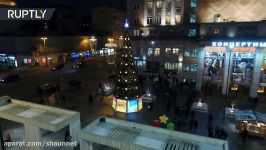 Feel the holiday spirit Drone captures Moscow New Year’s decorations