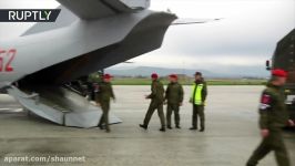 New Year lifeline Russian humanitarian aid cargo lands at Khmeimim Airbase bearing gifts