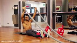 120 rep Battling Rope HIIT Abs Workout Fat burning time