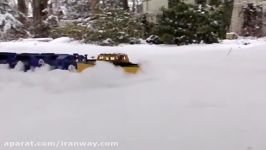 Garden Railroad Snow Plow Train