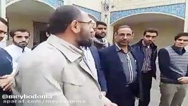 سلام سردار باقرزاده به امام حسین در دانشکده قرآنی میبد