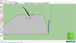 طراحی پایه نگهدارنده موبایل در اسکچاپ ابزار pushpull