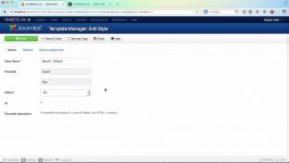 ۵۵ تنظیمات قالب در جوملا Joomla