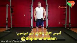 بلند ردن جفت دمبل عمودی ایستاده Standing Dumbbell Upright Row