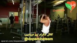 حرکت سیم کش دست برعکس نشسته Underhand Cable Pulldowns