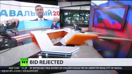 Opposition activist Navalny presidential bid rejected by Russian Elections Commission