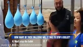 how many of these balloons will take to stop a bullet