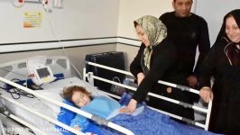آنژیوپلاستی ملینا پنج ساله در بیمارستان ولیعصر قائمشهر