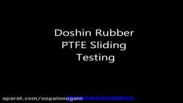 Doshin Rubber PTFE Sliding Bearing Testing