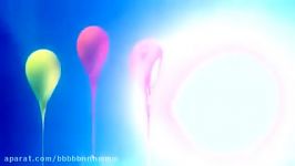 Underwater balloon explosion