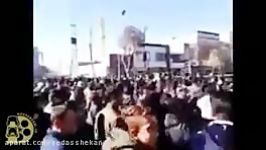 شعارمردم #نیشابور دراعتراض به عدم مبارزه بامفاسداقتصادی