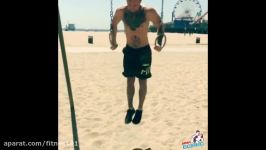 Conor McGregor beach workout Gymnastic