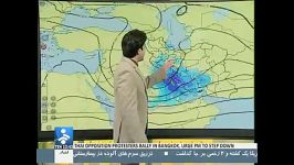 بخش گزارش هواشناسی شبکه خبریکشنبه 15 دیماه کوروش محمدپور