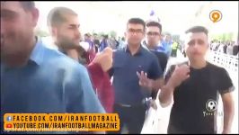 مصاحبه هواداران در حاشیه بازی استقلال خوزستان استقلال