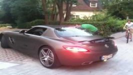 صدای غرش اگزوز Mercedes SLS AMG