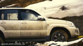 Toyota Prado stuck in mud